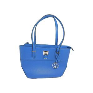 9 West Hand Bag,Oriental Blue,zip And Magnet,striking